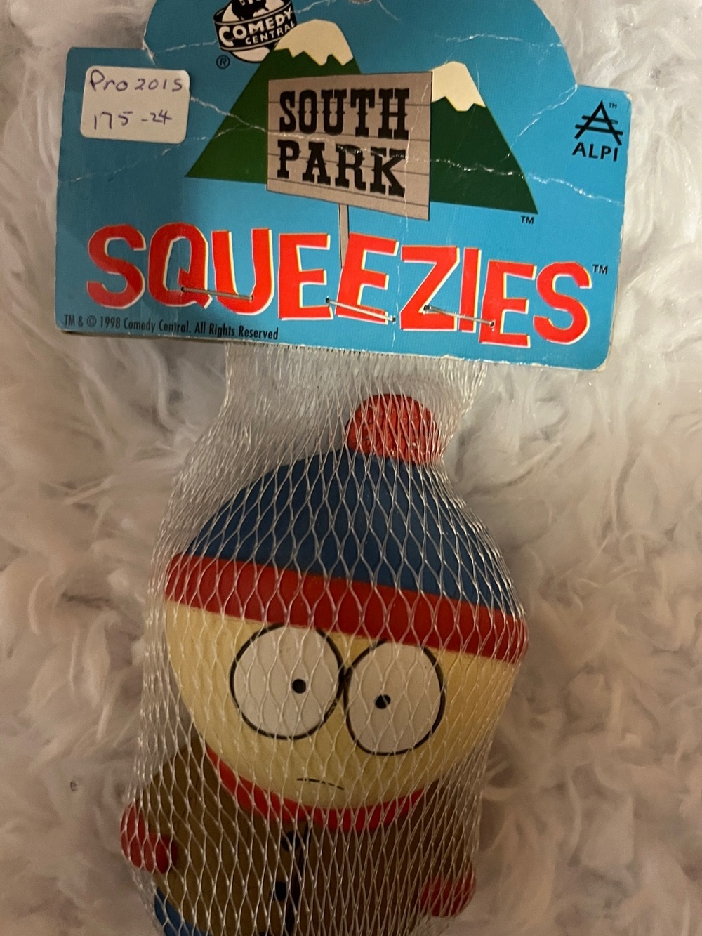 South Park Squeezies Stan Marsh Squishy Figure - Blue, Red, Tan
